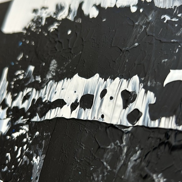 Untitled artwork 1x14 inches acrylic on yupo paper - Picture 8 of 8